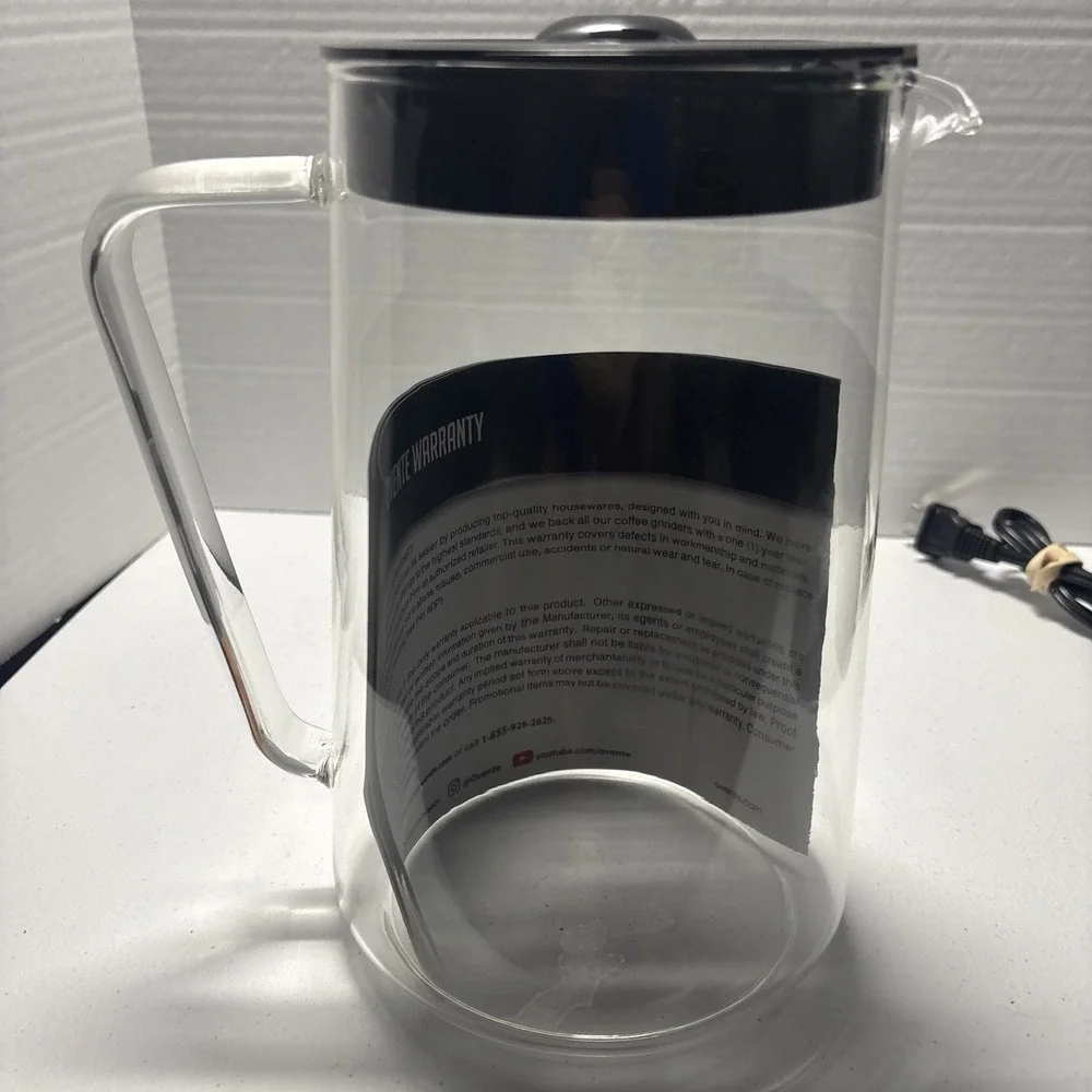OVENTE CMT215B 3L Iced Tea & Coffee Maker Black/Silver Auto Shut-Off Filter